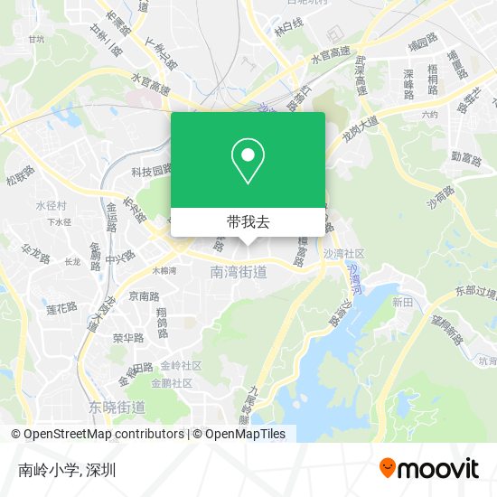 南岭小学地图