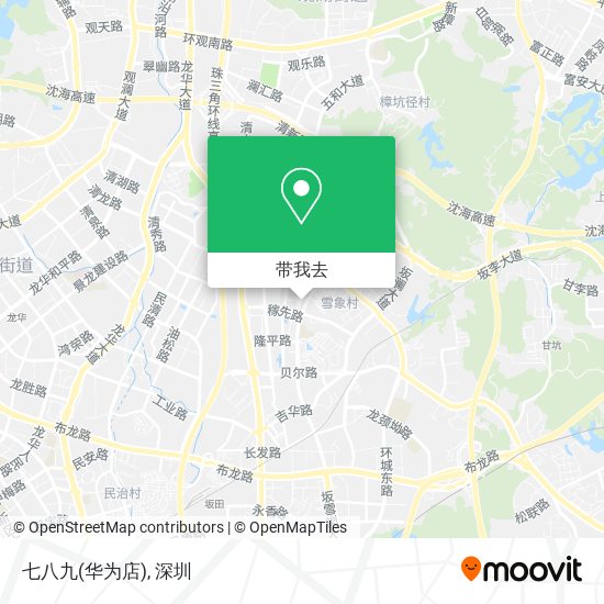 七八九(华为店)地图