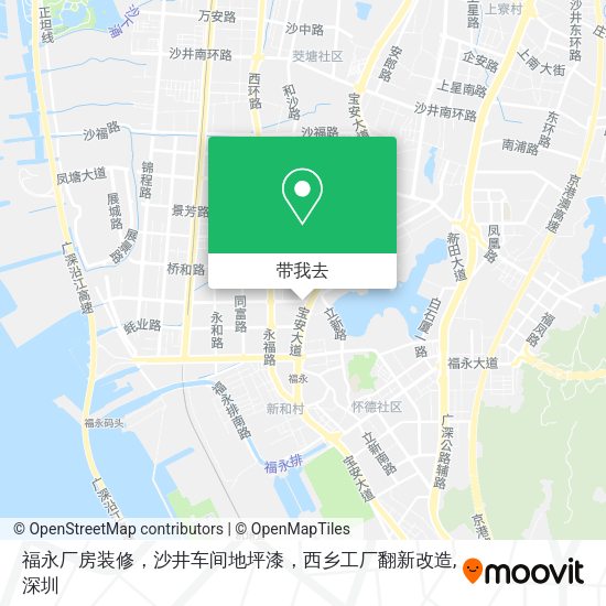 福永厂房装修，沙井车间地坪漆，西乡工厂翻新改造地图