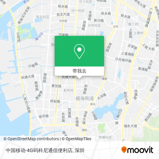 中国移动-4G码科尼通信便利店地图