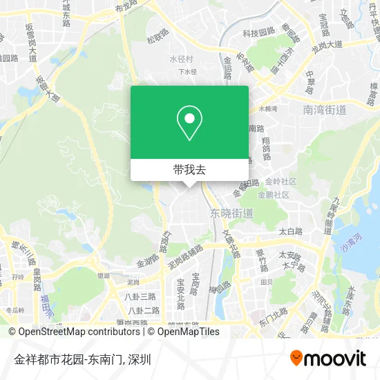 金祥都市花园-东南门地图