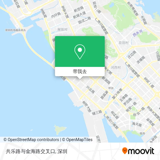 共乐路与金海路交叉口地图