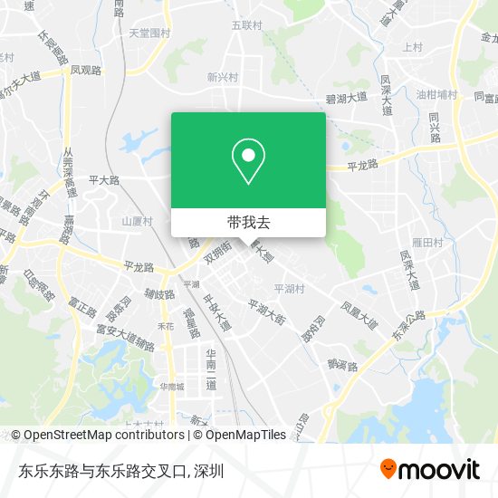 东乐东路与东乐路交叉口地图