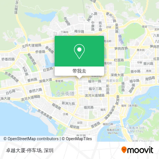卓越大厦-停车场地图