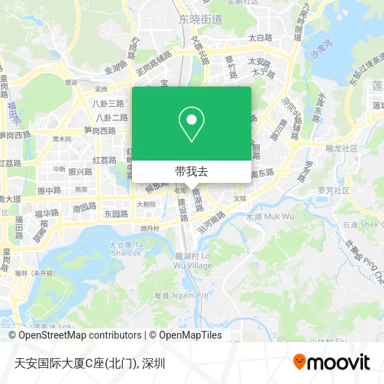 天安国际大厦C座(北门)地图