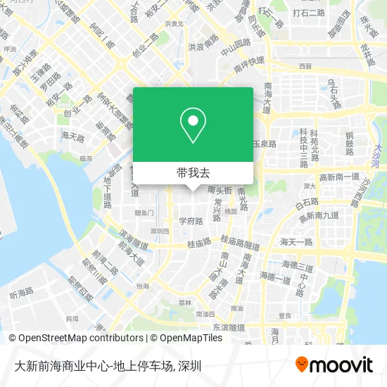 大新前海商业中心-地上停车场地图