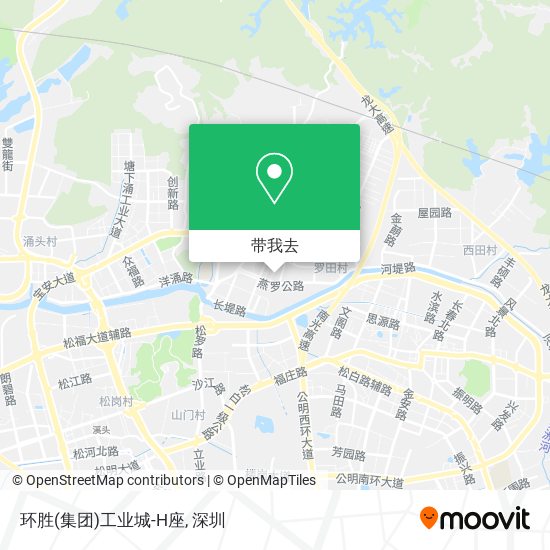 环胜(集团)工业城-H座地图