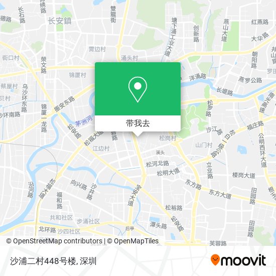 沙浦二村448号楼地图