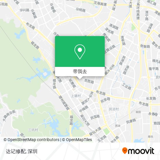 达记修配地图