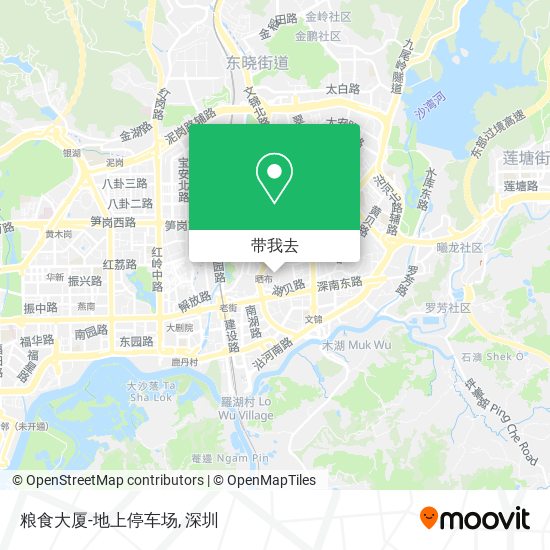 粮食大厦-地上停车场地图