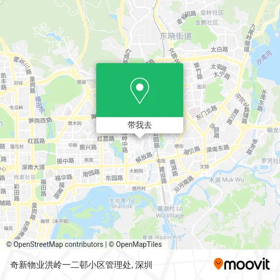 奇新物业洪岭一二邨小区管理处地图
