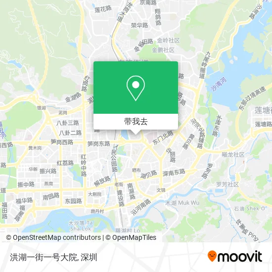 洪湖一街一号大院地图
