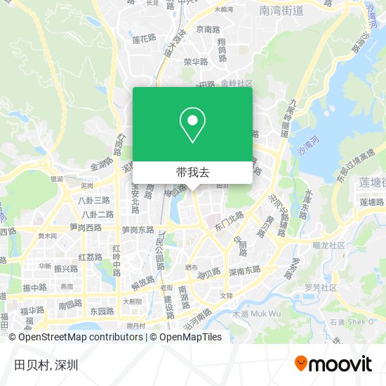 田贝村地图