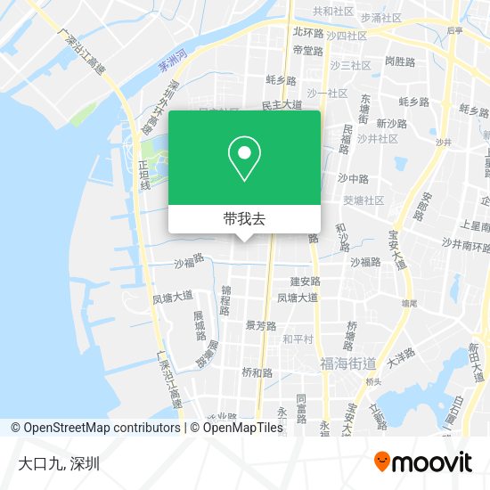 大口九地图