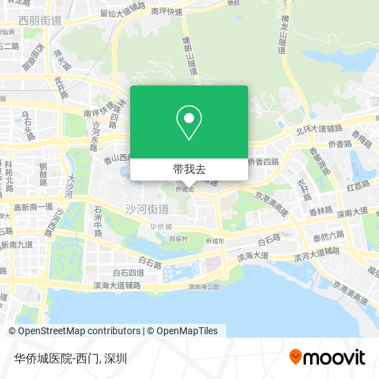 华侨城医院-西门地图