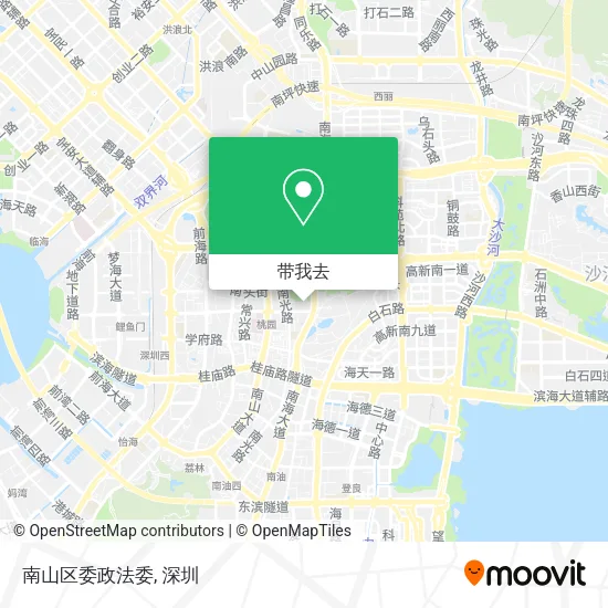 南山区委政法委地图