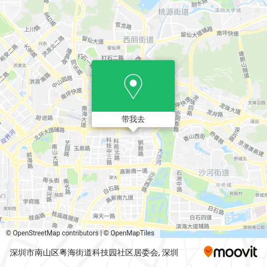 深圳市南山区粤海街道科技园社区居委会地图