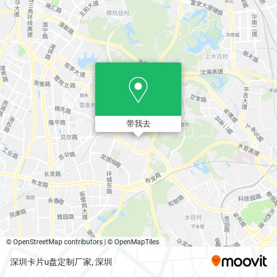 深圳卡片u盘定制厂家地图