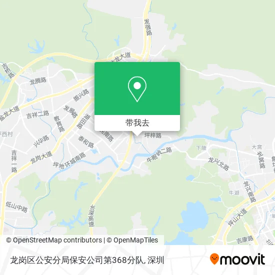 龙岗区公安分局保安公司第368分队地图
