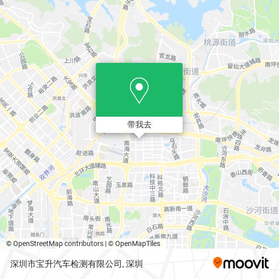 深圳市宝升汽车检测有限公司地图
