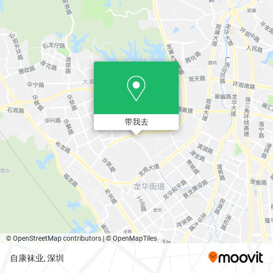 自康袜业地图