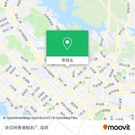 诗贝绮香港制衣厂地图
