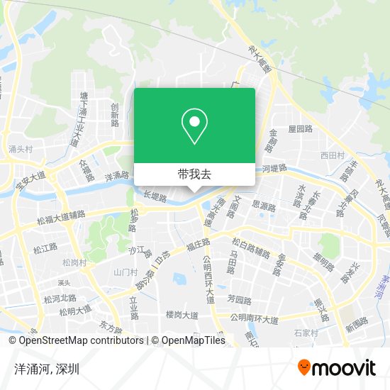 洋涌河地图