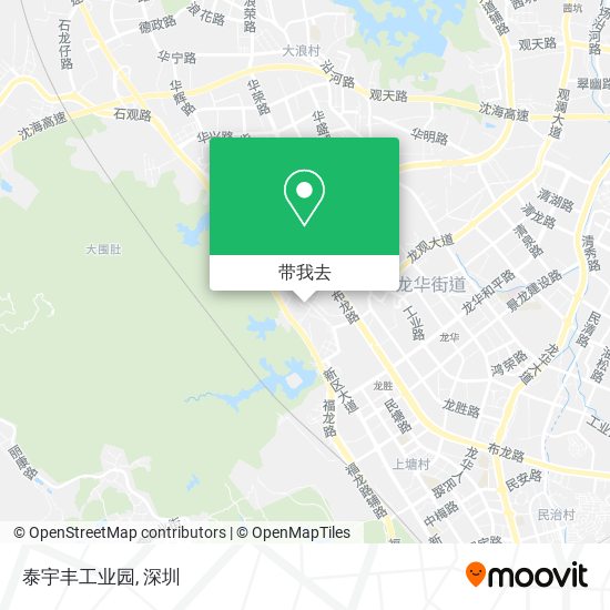 泰宇丰工业园地图
