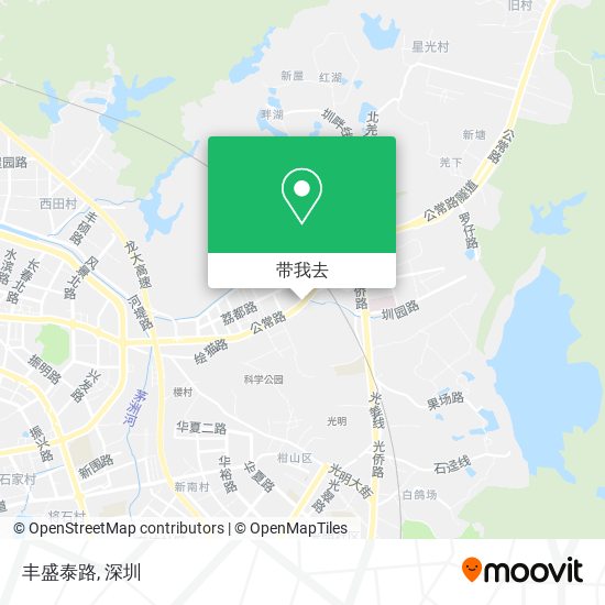 丰盛泰路地图