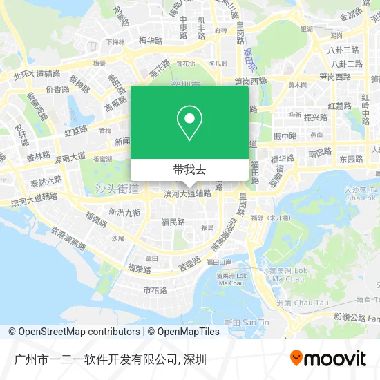 广州市一二一软件开发有限公司地图