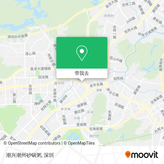 潮兴潮州砂锅粥地图