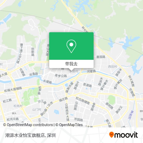 潮源水业怡宝旗舰店地图