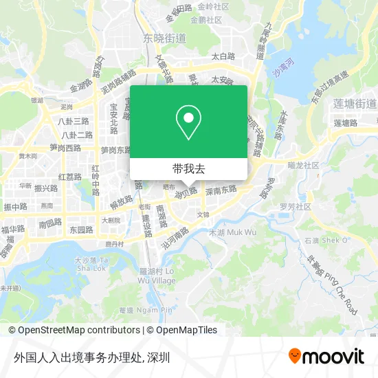 外国人入出境事务办理处地图