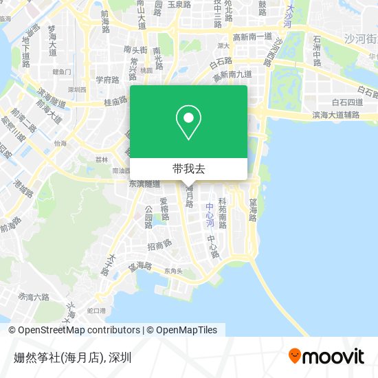 姗然筝社(海月店)地图