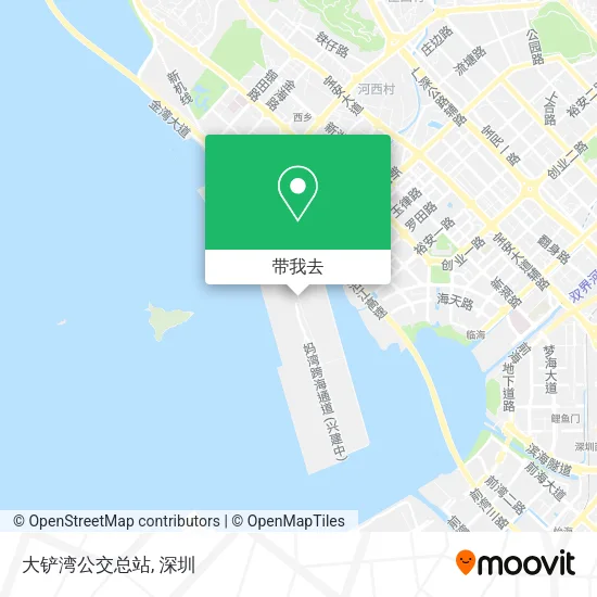 大铲湾公交总站地图