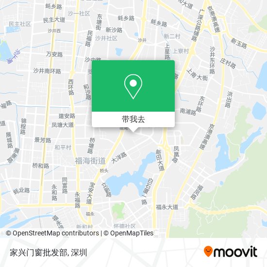 家兴门窗批发部地图