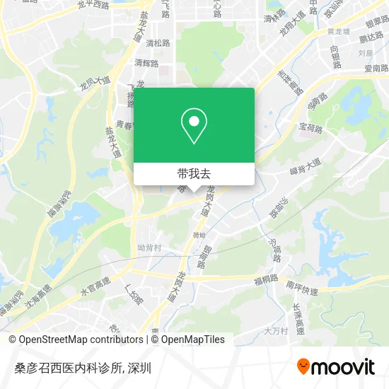 桑彦召西医内科诊所地图