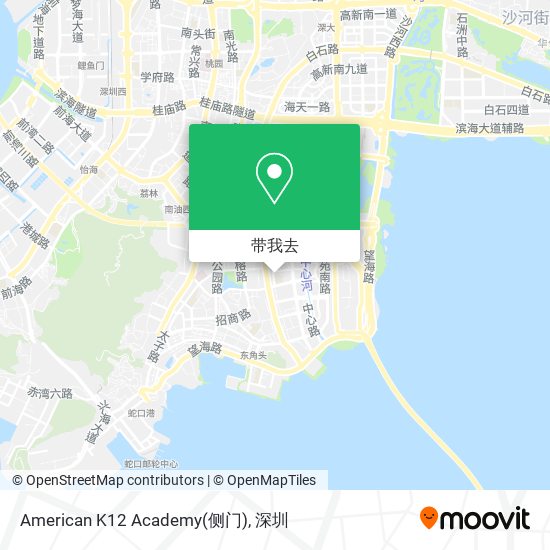 American K12 Academy(侧门)地图