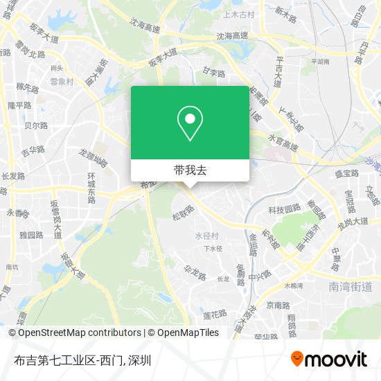 布吉第七工业区-西门地图