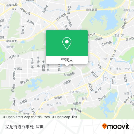 宝龙街道办事处地图