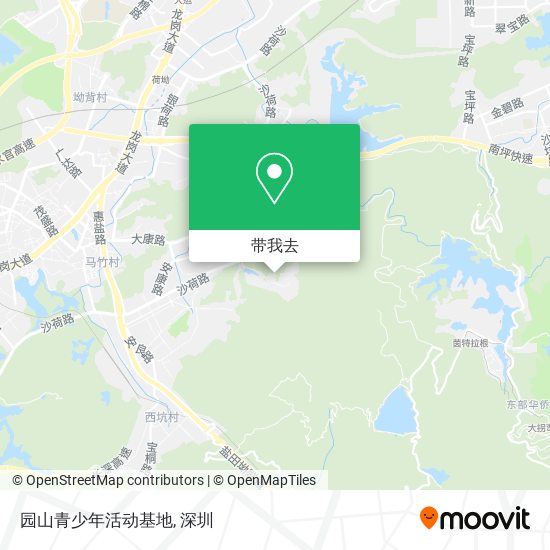 园山青少年活动基地地图