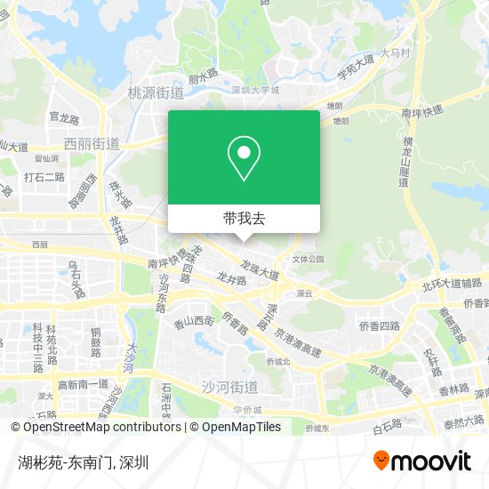 湖彬苑-东南门地图