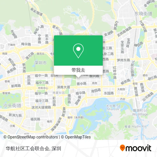 华航社区工会联合会地图