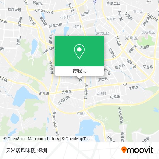 天湘居风味楼地图