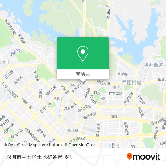 深圳市宝安区土地整备局地图