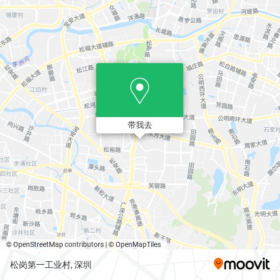 松岗第一工业村地图
