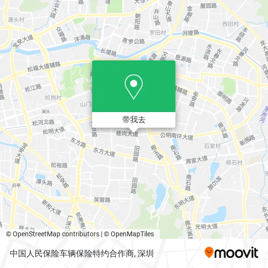 中国人民保险车辆保险特约合作商地图