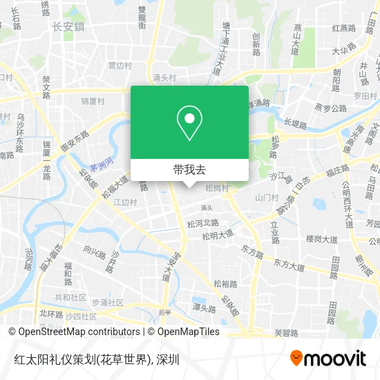 红太阳礼仪策划(花草世界)地图
