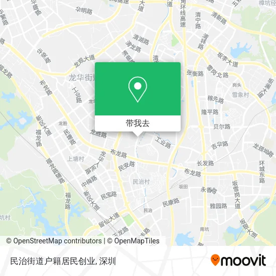 民治街道户籍居民创业地图