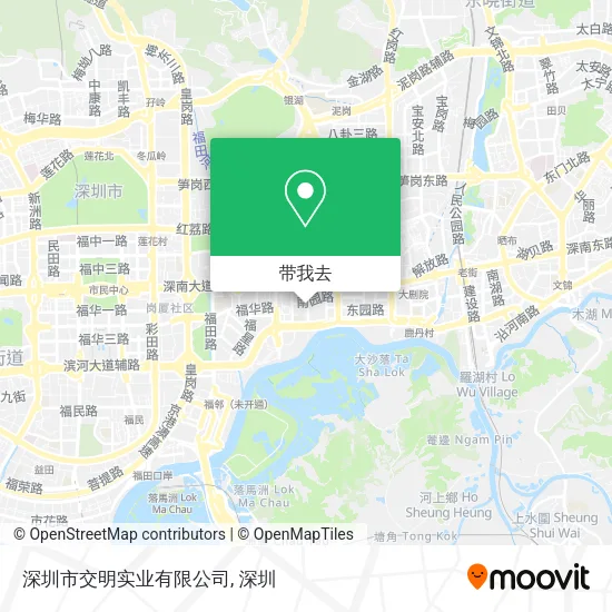 深圳市交明实业有限公司地图